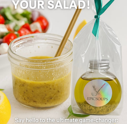 Truffle Infused Garlicky Dill Salad Dressing